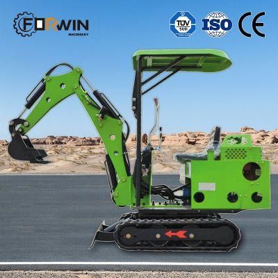 Fw10s Construction Machinery Small Crawler Digger Mini Hydraulic Compact Excavator with CE