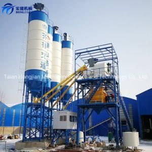 Concrete Mix Plant for Building Bridge Hotel Construction with Cement Silo Screw Conveyor Mixer