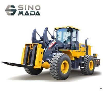 Lw500fn 5 Ton Hydraulic Wheel Loader with Fork Quick Hitch and Front End Bucket