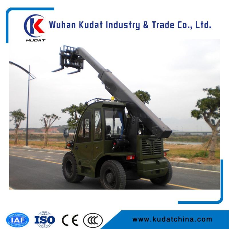 4ton Hydraulic Telescopic Forklift with Mutifuctional Equipments Scz40-4