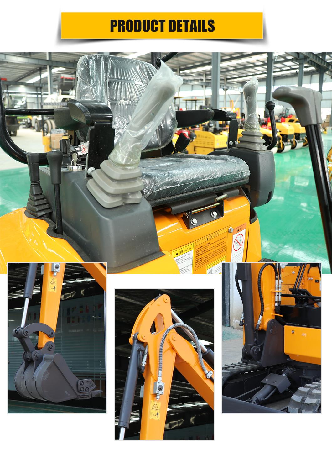 CE Certificate Small No Without Tail New Chinese Excavator 1800 Kg 1.8 Ton 2000 Kg 2 Ton Mini Excavator for Sale