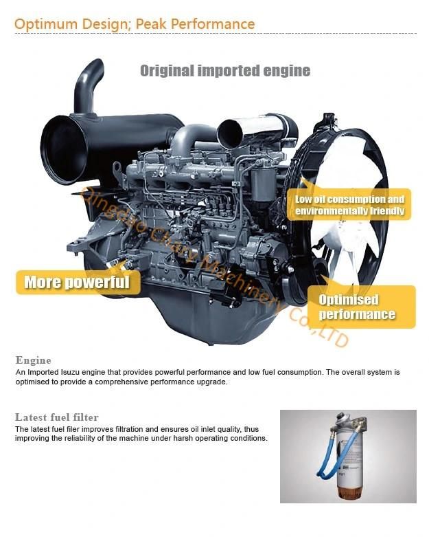 21.5t Brand New Hydraulic Crawler Excavator Xe215 with Cummin Engine