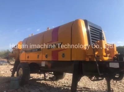 Used Syhbt60A Trailer Concrete Pump Good Working Condition Best Selling