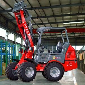 Small Mini Agricultural Front End Tracotor Wheel Loader Dy35 Hydraulic 4WD Mini Wheel Loader