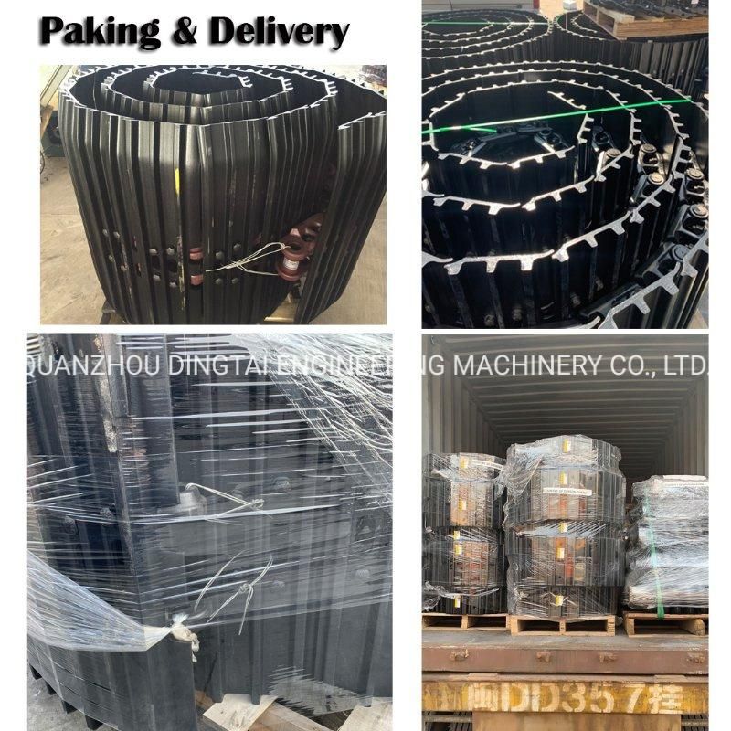 Track Link with Shoe E110b Excavator Track Link Group Track Pad