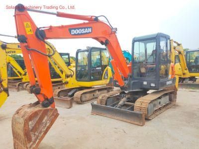 Used Doosan Mini Excavator Dh55-V Tracked Digger for Sale