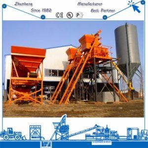 High Quality Automatic Hoist Type Hzs75 Ready Mixed Concrete Batching Plant for Sale