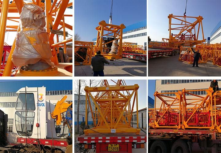 Qtz50-5008 Model Topkit Tower Crane with 4t Max Load for Construction