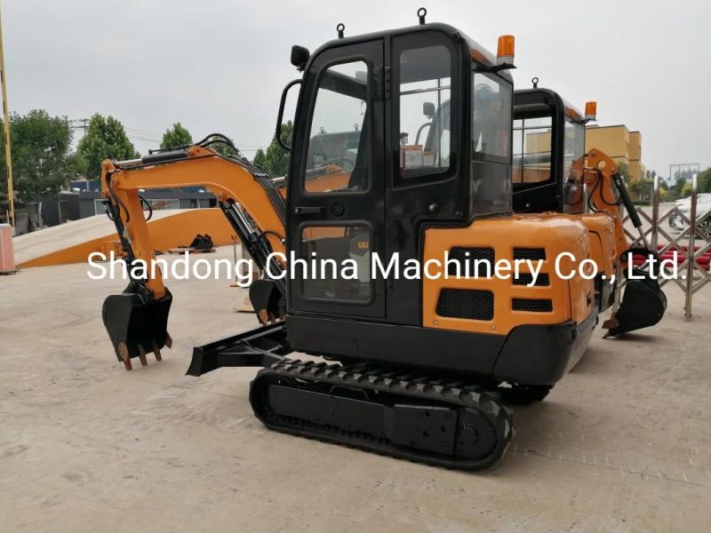 EPA Approved 1.8 Ton Mini Excavator with Closed Cabin