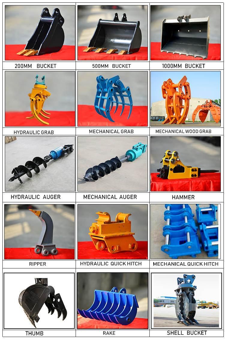 Best Hot Sales with a Bucket Steel Shoes Mini Diggers Excavators