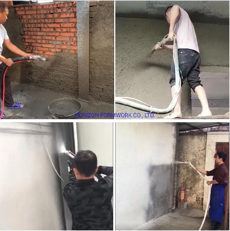 Mobile Cement Mortar Spray Machine for Concrete Wall Decoration