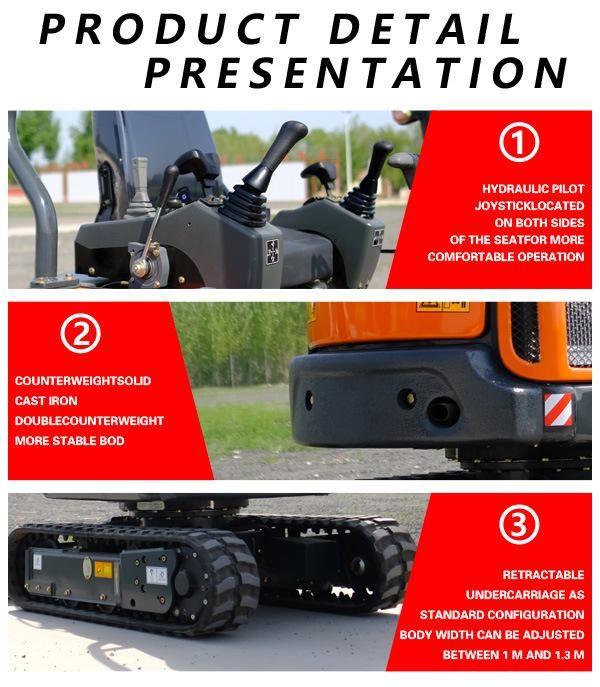 Shanding Brand Mini Excavator Small Bagger for Sale