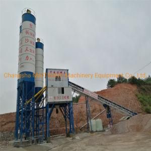 (SANLI) 50 Cbm/H Ready Mixed Stationary Concrete Mixing Plant Low Price for Construction Equipment