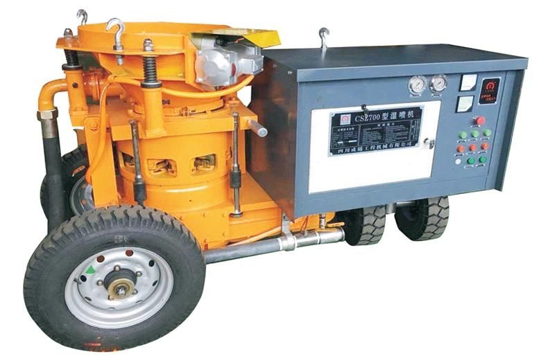 7m3/H Small Mobile Concrete Shotcrete Machine for Sale