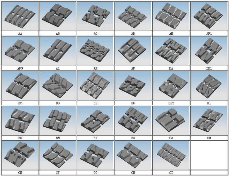 Construction Machinery Rubber Tracks for Excavator/Paver