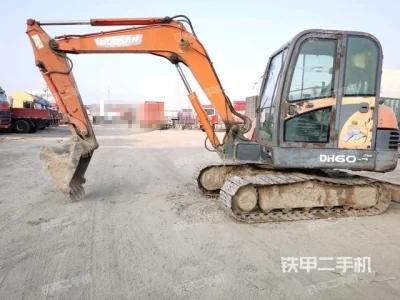 Used Mini Medium Backhoe Excavator Doosan Dh60-7 Construction Machine Second-Hand