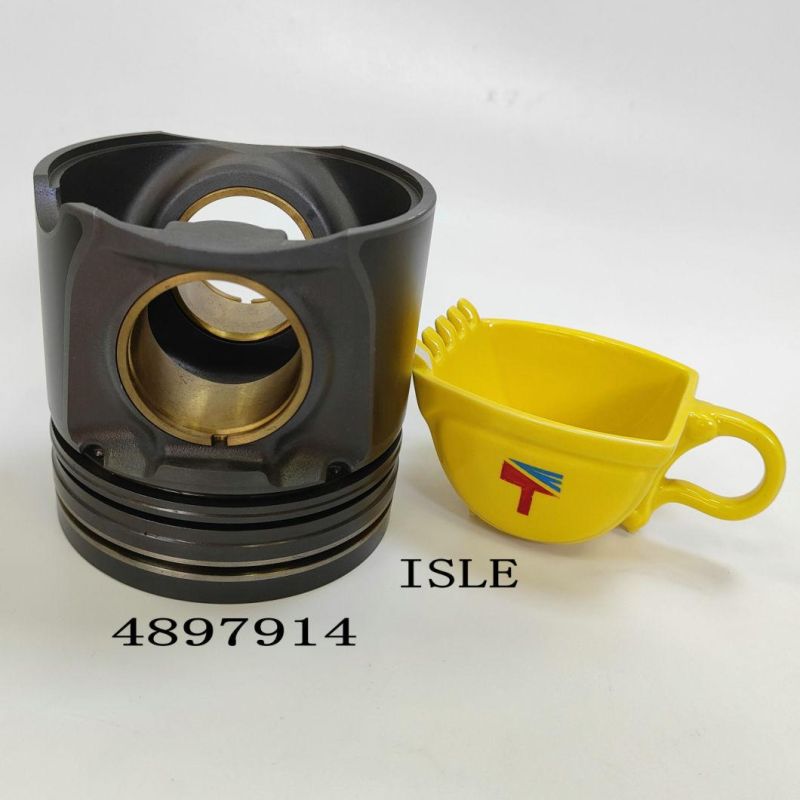 High-Performance Diesel Engine Engineering Machinery Parts Piston 4897914 for Engine Parts Isde Isle Generator Set