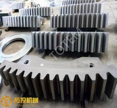 Segment Arc Tooth Forged Steel Metal Big Diameter Rotating Spur Ring Gear Large Module