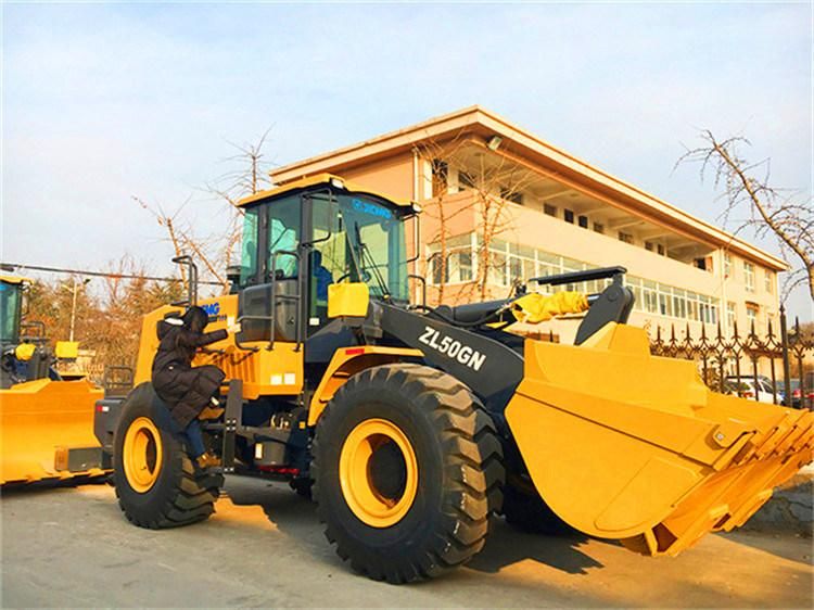 XCMG Manufacturer Zl50gn 5 Ton Small Articulated Compact Tractor Front Wheel Loader Price List
