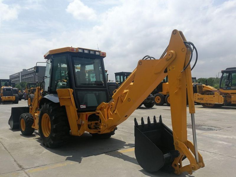 Mini 4X4 Backhoe Excavator Loader Four-Wheel Drive Hydraulic Backhoe Loader for Sale