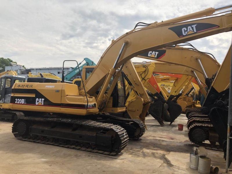 Japan Original Caterpillar 320b 320bl Crawler Excavator, 20t Cat 320 325bl 330bl Excavator with Original Engine&Pump