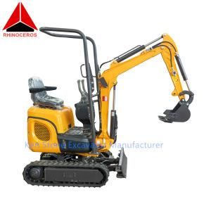 Rhinoceros Xn10-8 CE EPA Euro 5 Emission 1.5km/H 10.5rpm New Crawler Small Digger with Good Price