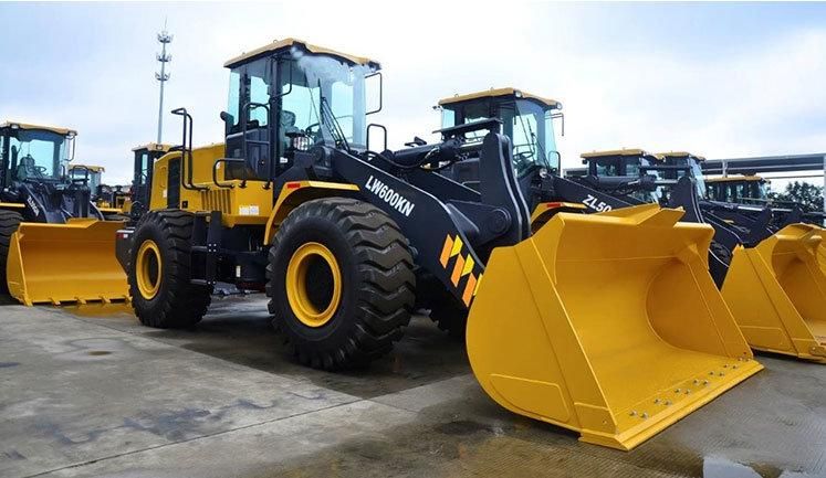 Rated Power 178kw 6ton Front Wheel Loader with Weichai Engine for Big Power Operating