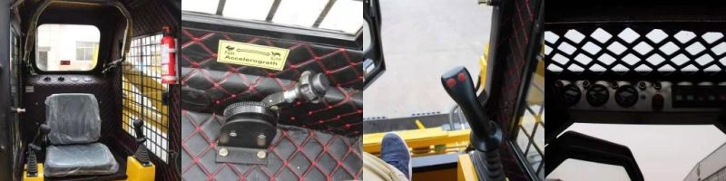 Wolf Zj45 45HP/60HP/75HP/100HP Skid Loader with Cab/Quick Coupler/Attachments for Sales