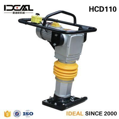 80A Electric Walk Behind Tamping Rammer Compactor Ground Vibrating Rammer with Best Price