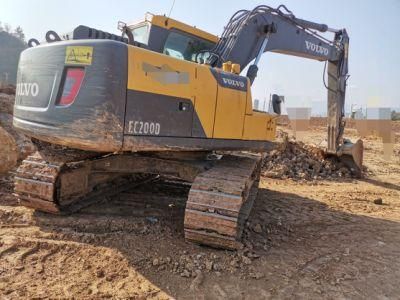 Used Mini Medium Backhoe Excavator Volvo Ec120d Construction Machine Second-Hand