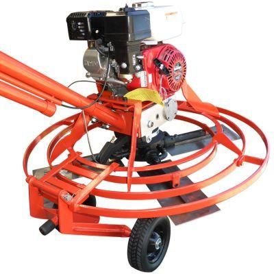 Electrical Engine Concrete Power Trowel Float Machine with transportation Wheel