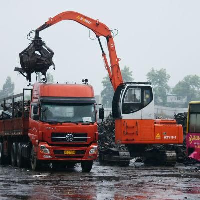 China Bonny Wzy18-8c 18 Ton Hydraulic Material Handler with Orange-Peel Grab