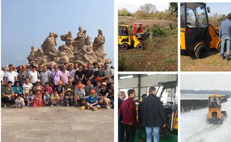 Mini Telescopic Wheel Loader with Skid Steer Loader Attachment Coupling Plate