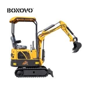 Garden Use Crawler Digger Mini Excavator Dg10 Excavator Mini Digger 1ton Hydraulic Crawler for Sale