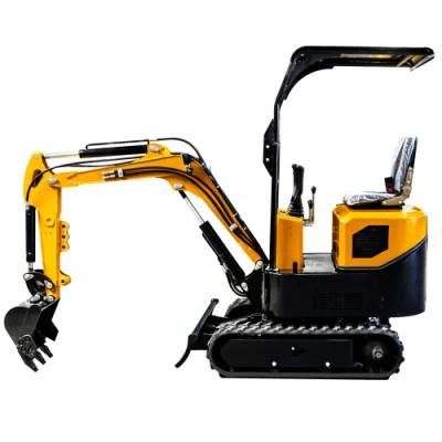 1 Ton Small Garden Walking Trench Digger Shovel Mini Excavator for Sale
