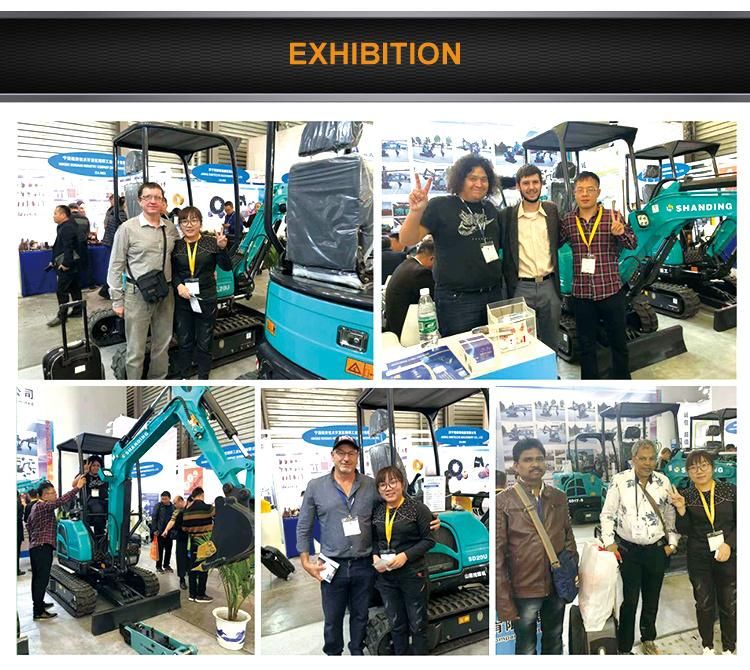 Hydraulic Thumb Excavator 1 Ton 1.5 Ton 1.7 Ton 2 Ton 3 Ton Micro Digger Machine Mini Excavator Prices Malaysia for Sale