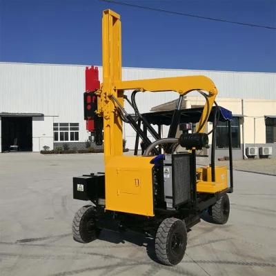 Four-Wheel Hydraulic Piling Equipment with Driling Function