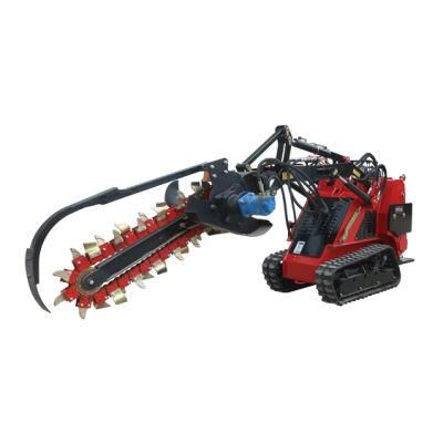Factory Crawler Rubber Track Diesel Engine Powerful Hydraulic Joystick Mini Track Skid Steer Loader