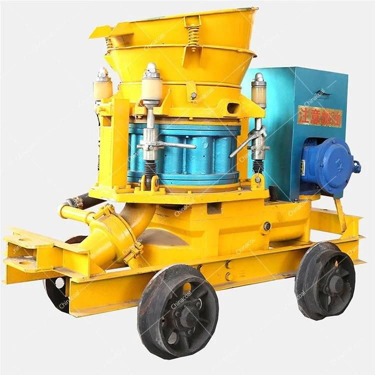 Small Size Concrete Portable Mobile Shotcrete Machine Dry Mix Shotcrete Machine