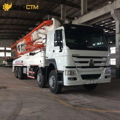 HOWO Brand 48m Concrete Pump Truck/Boom Pump Truck with Ce&ISO Certification