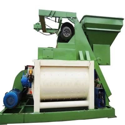 Automatic Double Horizontal Shaft Forced Js1500 Concrete Mixer Machine