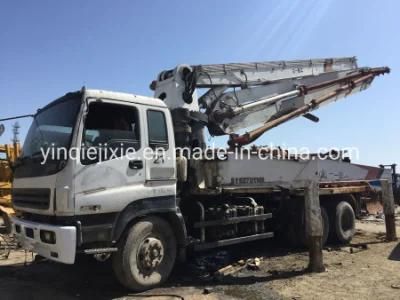 Used Isuzu Concrete Pump, 37meter Pump Truck, Japan Concrete Used Pump Truck