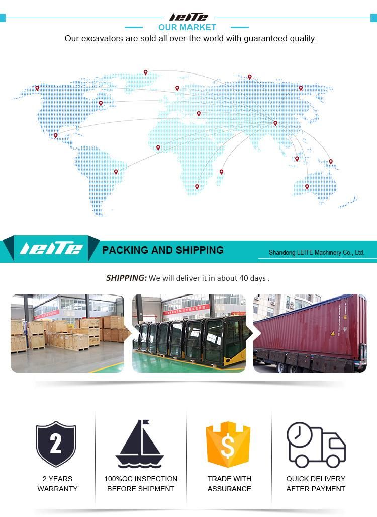 CE Certificate Lt1017 1.7 Ton Hydraulic Mini Excavator The Most Favorable Factory Direct Delivery on Time