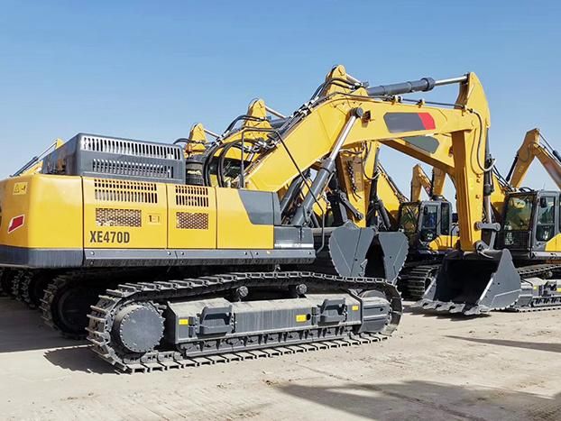 Xe470d 47ton 2.5cbm Big Hydraulic Rotating Bucket Mining Crawler Excavator