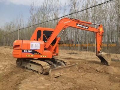 Used Cheap Price Doosan Mini Excavator Dh80 Dh60 Dh55 Dx85 Dh150 Dh220 Excavator