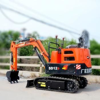 Shanding Mini Excavator SD12D Diesel-Single Cylinder