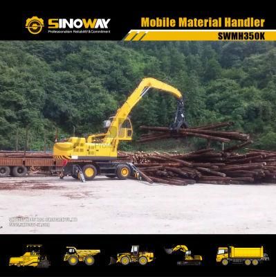 Forestry Equipment 35 Ton Mobile Logging Excavator for Sale