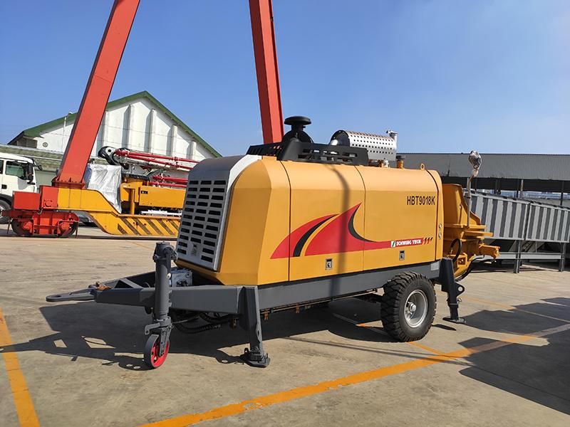 60m3/H Concrete Trailer Pump for Construction in Aegentina