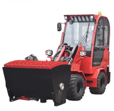 Agricultural Machine Small Front End Loader 1000kg Load Mini Wheel Loader