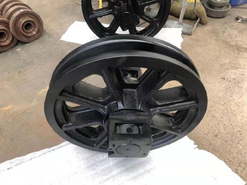 Mini Excavator Front Idler Sy60 Idler Wheel Construction Machinery Undercarriage Components